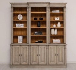 Casa Padrino Bücherregal im Landhausstil, 187 x 39 x 220 cm