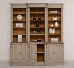 Casa Padrino Bücherregal im Landhausstil, 187 x 39 x 220 cm