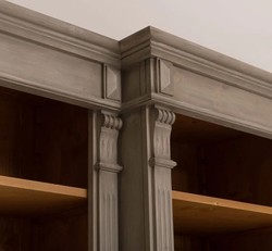 Casa Padrino Bücherregal im Landhausstil, 187 x 39 x 220 cm