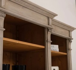 Casa Padrino Bücherregal im Landhausstil, 187 x 39 x 220 cm