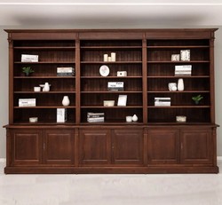 Casa Padrino Bücherregal im Landhausstil, 357 x 48 x 237 cm