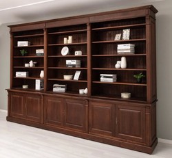 Casa Padrino Bücherregal im Landhausstil, 357 x 48 x 237 cm