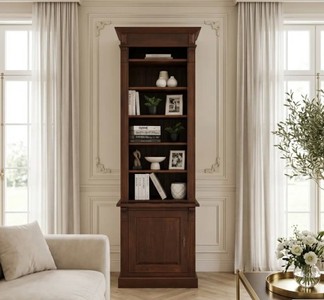 Casa Padrino Bücherregal im Landhausstil, 77 x 48 x 237 cm