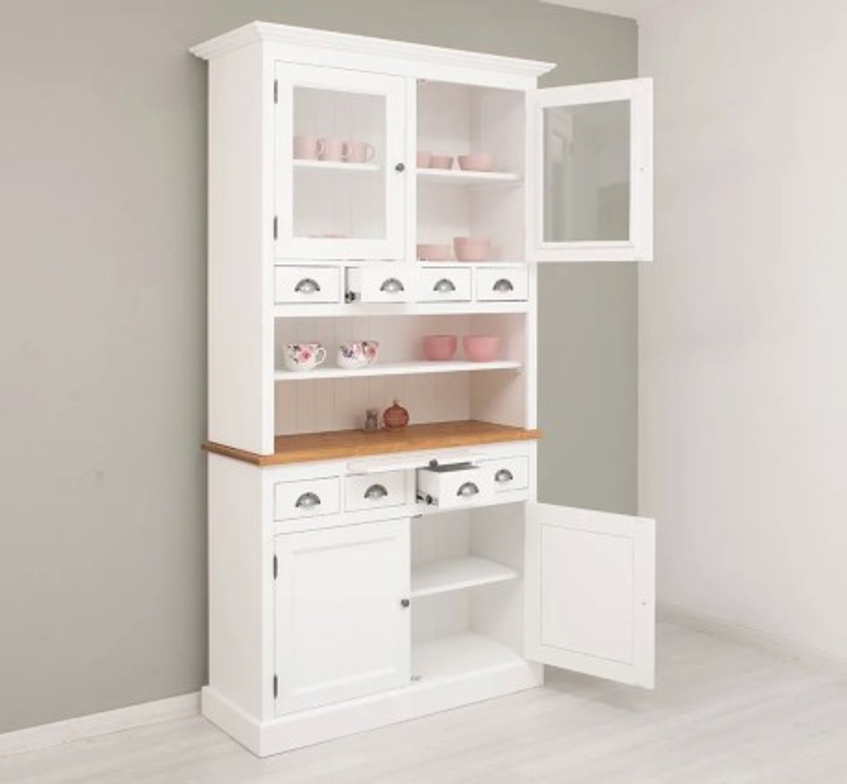 Casa Padrino Sideboard im Landhausstil, 120 x 50 x 225 cm Casa Padrino Sideboard im Landhausstil, 120 x 50 x 225 cm