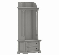 Casa Padrino Portemanteau style campagne, 100 x 42 x 190 cm Casa Padrino Portemanteau style campagne, 100 x 42 x 190 cm