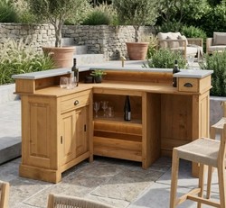 Casa Padrino Tavolo da bar stile country, 180 x 139 x 107 cm