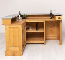 Casa Padrino Tavolo da bar stile country, 180 x 139 x 107 cm