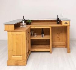 Casa Padrino Tavolo da bar stile country, 180 x 139 x 107 cm