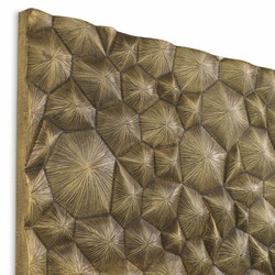 Luxus Designer Wanddeko Relief Wandrelief Vintage Messing