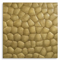 Luxus Designer Wanddeko Relief Wandrelief Vintage Messing