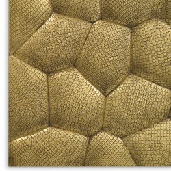 Luxus Designer Wanddeko Relief Wandrelief Vintage Messing