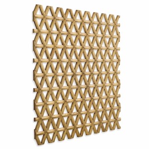 Casa Padrino Luxus Wandrelief Vintage Messing 120 cm - Luxus Wanddeko - Hotel & Büro Deko