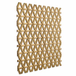 Luxus Designer Wanddeko Relief Wandrelief Vintage Messing