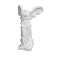 Casa Padrino Luxus Marmor Skulptur Siegesgöttin von Samothrake Weiß H. 155 cm - Handgefertigte Marmorfigur - Große Deko Skulptur Casa Padrino Luxus Marmor Skulptur Siegesgöttin von Samothrake Weiß H. 155 cm - Handgefertigte Marmorfigur - Große Deko Skulptur