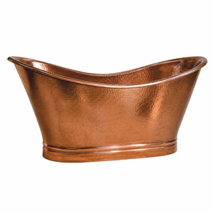 Freistehende Luxus Jugendstil Retro Kupfer Badewanne