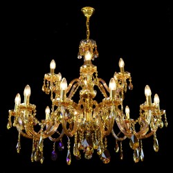 Casa Padrino Luxury Baroque Crystal Chandelier Gold Ø 100 x H. 85 cm - Magnificent Brass Chandelier with Bohemian Crystal Glass - Baroque Furniture - Noble & Magnificent Casa Padrino Luxury Baroque Crystal Chandelier Gold Ø 100 x H. 85 cm - Magnificent Brass Chandelier with Bohemian Crystal Glass - Baroque Furniture - Noble & Magnificent