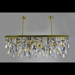 Casa Padrino Lámpara de araña barroca de lujo de cristal Oro Ø 35 x H. 200 cm - Suntuosa lámpara de latón con cristal de Bohemia - Muebles barrocos - Noble y suntuosa Casa Padrino Lámpara de araña barroca de lujo de cristal Oro Ø 35 x H. 200 cm - Suntuosa lámpara de latón con cristal de Bohemia - Muebles barrocos - Noble y suntuosa