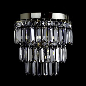 Casa Padrino Lámpara de araña de cristal de lujo Plata Ø 25 x H. 25 cm - Suntuosa Lámpara de araña de latón con cristal de Bohemia - Muebles barrocos - Noble y suntuosa Casa Padrino Lámpara de araña de cristal de lujo Plata Ø 25 x H. 25 cm - Suntuosa Lámpara de araña de latón con cristal de Bohemia - Muebles barrocos - Noble y suntuosa