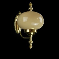 Casa Padrino Luxury Crystal Pendant Lamp Gold Ø 20 x H. 80 cm - Magnificent Brass Pendant Lamp with Bohemian Crystal Glass - Baroque Furniture - Noble & Magnificent