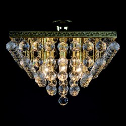 Casa Padrino Luxury Baroque Crystal Wall Lamp Gold 40 x 40 x H. 25 cm - Magnificent Brass Wall Lamp with Bohemian Crystal Glass - Baroque Furniture - Noble & Magnificent Casa Padrino Luxury Baroque Crystal Wall Lamp Gold 40 x 40 x H. 25 cm - Magnificent Brass Wall Lamp with Bohemian Crystal Glass - Baroque Furniture - Noble & Magnificent