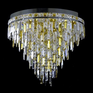 Casa Padrino Luxury Crystal Chandelier Gold Ø 70 x H. 60 cm - Magnificent Brass Chandelier with Bohemian Crystal Glass - Baroque Furniture - Noble & Magnificent Casa Padrino Luxury Crystal Chandelier Gold Ø 70 x H. 60 cm - Magnificent Brass Chandelier with Bohemian Crystal Glass - Baroque Furniture - Noble & Magnificent
