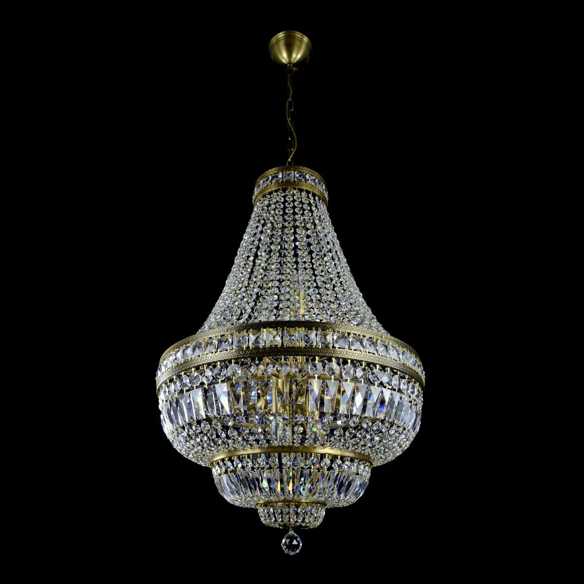 Casa Padrino Luxury Baroque Crystal Chandelier Silver Ø 60 x H. 90 cm - Magnificent Brass Chandelier with Bohemian Crystal Glass - Baroque Furniture - Noble & Magnificent Casa Padrino Luxury Baroque Crystal Chandelier Silver Ø 60 x H. 90 cm - Magnificent Brass Chandelier with Bohemian Crystal Glass - Baroque Furniture - Noble & Magnificent