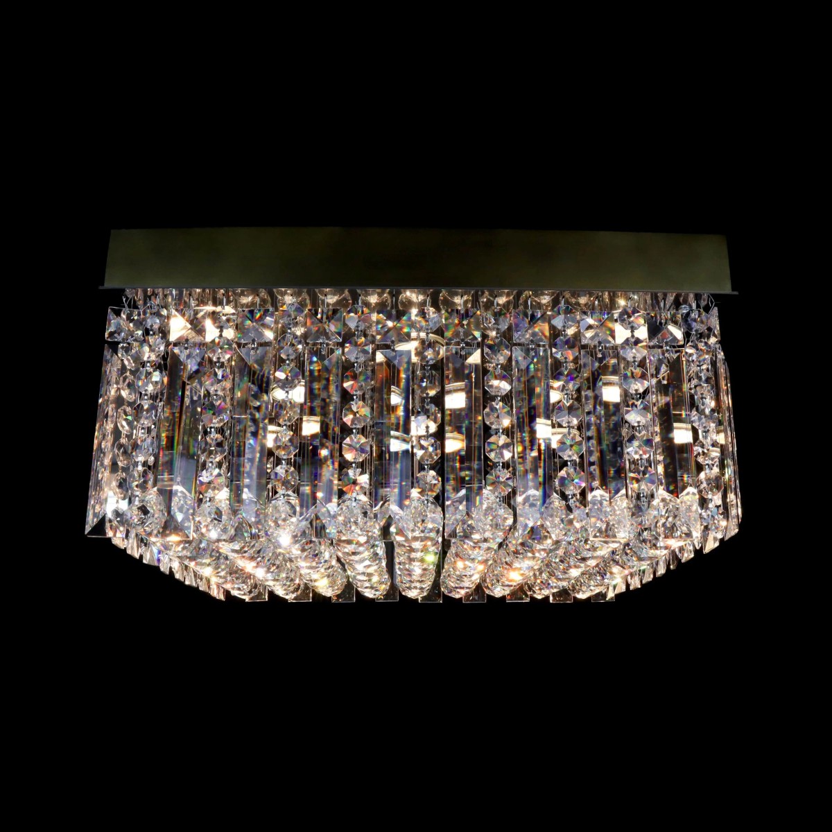 Casa Padrino Luxury Baroque Crystal Wall Lamp Gold 50 x 50 x H. 20 cm - Magnificent Brass Wall Lamp with Bohemian Crystal Glass - Baroque Furniture - Noble & Magnificent Casa Padrino Luxury Baroque Crystal Wall Lamp Gold 50 x 50 x H. 20 cm - Magnificent Brass Wall Lamp with Bohemian Crystal Glass - Baroque Furniture - Noble & Magnificent
