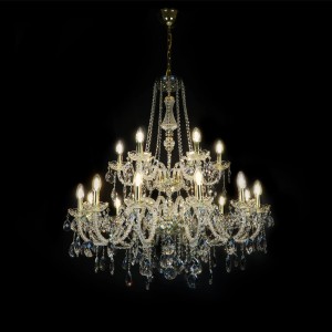 Casa Padrino Lámpara de araña de cristal barroco de lujo Oro Ø 92 x H. 95 cm - Suntuosa Lámpara de araña de latón con cristal de Bohemia - Muebles barrocos - Noble y suntuosa Casa Padrino Lámpara de araña de cristal barroco de lujo Oro Ø 92 x H. 95 cm - Suntuosa Lámpara de araña de latón con cristal de Bohemia - Muebles barrocos - Noble y suntuosa