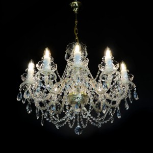 Casa Padrino Lámpara de araña de cristal barroco de lujo Oro Ø 70 x H. 61 cm - Suntuosa Lámpara de araña de latón con cristal de Bohemia - Muebles barrocos - Noble y suntuosa Casa Padrino Lámpara de araña de cristal barroco de lujo Oro Ø 70 x H. 61 cm - Suntuosa Lámpara de araña de latón con cristal de Bohemia - Muebles barrocos - Noble y suntuosa