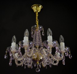 Casa Padrino Luxus Barock Kristall Kronleuchter Gold Ø 49 x H. 38 cm - Prunkvolle Messing Kronleuchter mit böhmischem Kristallglas - Barock Möbel - Edel & Prunkvoll Casa Padrino Luxus Barock Kristall Kronleuchter Gold Ø 49 x H. 38 cm - Prunkvolle Messing Kronleuchter mit böhmischem Kristallglas - Barock Möbel - Edel & Prunkvoll