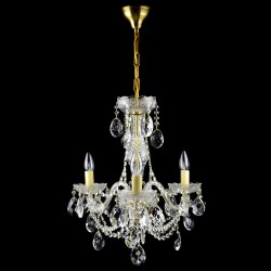 Casa Padrino Luxury Baroque Crystal Wall Lamp Silver 38 x 20 x H. 37 cm - Magnificent Brass Wall Lamp with Bohemian Crystal Glass - Baroque Furniture - Noble & Magnificent