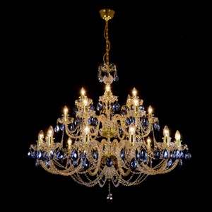 Casa Padrino Luxus Kristall Deckenleuchte Gold Ø 105 x H. 90 cm - Prunkvolle Messing Deckenleuchte mit böhmischem Kristallglas - Barock Möbel - Edel & Prunkvoll