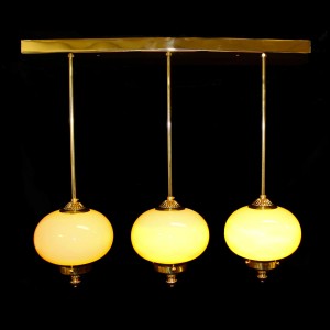 Casa Padrino Lámpara de araña de cristal barroco de lujo Oro Ø 50 x H. 60 cm - Suntuosa Lámpara de araña de latón con cristal de Bohemia - Muebles barrocos - Noble y suntuosa