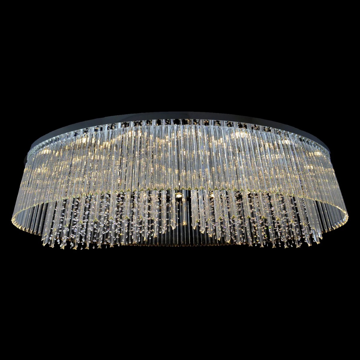 Casa Padrino Lámpara de pared de cristal barroco de lujo Plata 220 x 110 x H. 61 cm - Suntuosa Lámpara de pared de latón con cristal de Bohemia - Muebles barrocos - Noble y suntuosa Casa Padrino Lámpara de pared de cristal barroco de lujo Plata 220 x 110 x H. 61 cm - Suntuosa Lámpara de pared de latón con cristal de Bohemia - Muebles barrocos - Noble y suntuosa