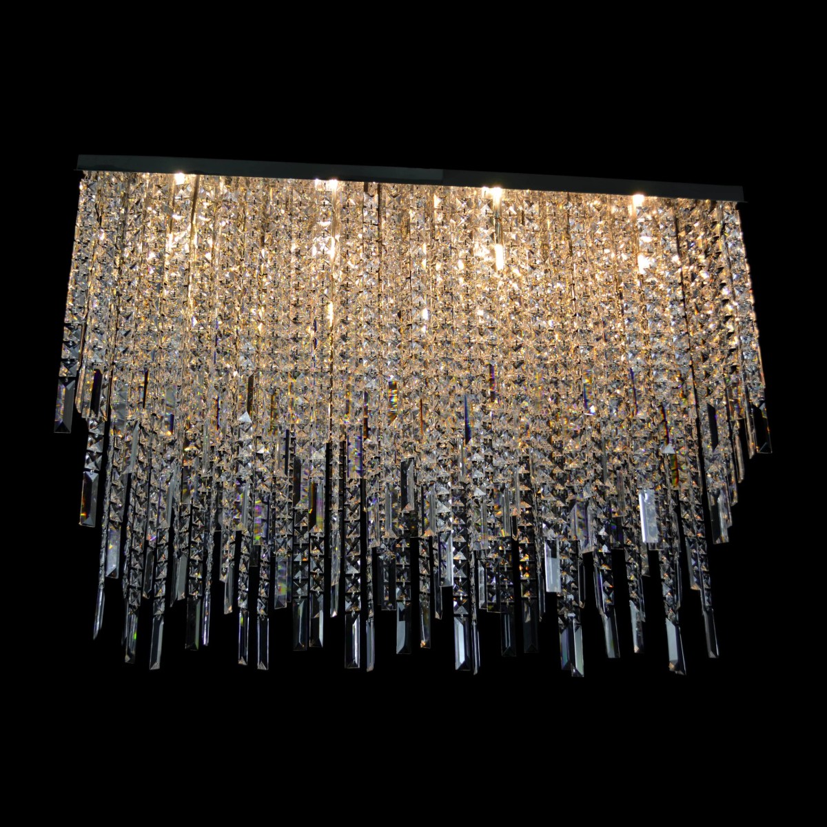 Casa Padrino Lampada da parete in cristallo barocco di lusso Argento 160 x 20 x H. 70 cm - Sontuosa Lampada da parete in ottone con cristallo di Boemia - Mobili barocchi - Nobile e sontuoso Casa Padrino Lampada da parete in cristallo barocco di lusso Argento 160 x 20 x H. 70 cm - Sontuosa Lampada da parete in ottone con cristallo di Boemia - Mobili barocchi - Nobile e sontuoso