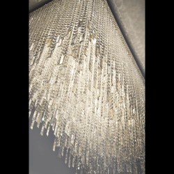 Casa Padrino Lampada da parete in cristallo barocco di lusso Argento 120 x 60 x H. 50 cm - Sontuosa Lampada da parete in ottone con cristallo di Boemia - Mobili barocchi - Nobile e sontuoso Casa Padrino Lampada da parete in cristallo barocco di lusso Argento 120 x 60 x H. 50 cm - Sontuosa Lampada da parete in ottone con cristallo di Boemia - Mobili barocchi - Nobile e sontuoso