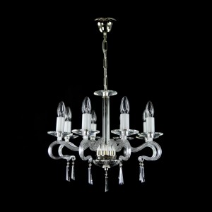 Casa Padrino Lámpara de techo de cristal de lujo Plata Ø 50 x H. 42 cm - Suntuosa Lámpara de techo de latón con cristal de Bohemia - Muebles barrocos - Noble y suntuosa Casa Padrino Lámpara de techo de cristal de lujo Plata Ø 50 x H. 42 cm - Suntuosa Lámpara de techo de latón con cristal de Bohemia - Muebles barrocos - Noble y suntuosa