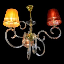 Casa Padrino Lampadario in cristallo barocco di lusso Oro Ø 75 x H. 58 cm - Sontuosa Lampadario in ottone con cristallo di Boemia - Mobili barocchi - Nobile e sontuoso Casa Padrino Lampadario in cristallo barocco di lusso Oro Ø 75 x H. 58 cm - Sontuosa Lampadario in ottone con cristallo di Boemia - Mobili barocchi - Nobile e sontuoso