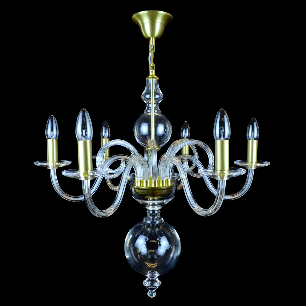 Casa Padrino Luxus Barock Kristall Kronleuchter Gold Ø 65 x H. 80 cm - Prunkvolle Messing Kronleuchter mit böhmischem Kristallglas - Barock Möbel - Edel & Prunkvoll Casa Padrino Luxus Barock Kristall Kronleuchter Gold Ø 65 x H. 80 cm - Prunkvolle Messing Kronleuchter mit böhmischem Kristallglas - Barock Möbel - Edel & Prunkvoll