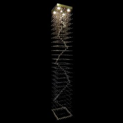 Casa Padrino Lampadario in cristallo di lusso Argento Ø 40 x H. 110 cm - Sontuosa Lampadario in ottone con cristallo di Boemia - Mobili barocchi - Nobile e sontuoso Casa Padrino Lampadario in cristallo di lusso Argento Ø 40 x H. 110 cm - Sontuosa Lampadario in ottone con cristallo di Boemia - Mobili barocchi - Nobile e sontuoso
