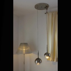 Casa Padrino Lampadario in cristallo di lusso Argento Ø 40 x H. 150 cm - Sontuosa Lampadario in ottone con cristallo di Boemia - Mobili barocchi - Nobile e sontuoso Casa Padrino Lampadario in cristallo di lusso Argento Ø 40 x H. 150 cm - Sontuosa Lampadario in ottone con cristallo di Boemia - Mobili barocchi - Nobile e sontuoso