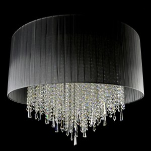 Casa Padrino Lámpara de araña de cristal de lujo Plata Ø 70 x H. 55 cm - Suntuosa Lámpara de araña de latón con cristal de Bohemia - Muebles barrocos - Noble y suntuosa