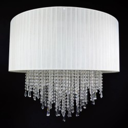 Casa Padrino Lámpara de araña de cristal de lujo Plata Ø 70 x H. 55 cm - Suntuosa Lámpara de araña de latón con cristal de Bohemia - Muebles barrocos - Noble y suntuosa Casa Padrino Lámpara de araña de cristal de lujo Plata Ø 70 x H. 55 cm - Suntuosa Lámpara de araña de latón con cristal de Bohemia - Muebles barrocos - Noble y suntuosa