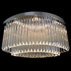 Casa Padrino Applique murale en cristal baroque de luxe Argent 80 x 40 x H. 41 cm - Somptueuse Applique murale en laiton avec cristal de Bohême - Meubles baroques - Noble & somptueux Casa Padrino Applique murale en cristal baroque de luxe Argent 80 x 40 x H. 41 cm - Somptueuse Applique murale en laiton avec cristal de Bohême - Meubles baroques - Noble & somptueux