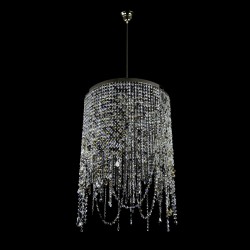 Casa Padrino Luxury Crystal Pendant Lamp Silver Ø 50 x H. 75 cm - Magnificent Brass Pendant Lamp with Bohemian Crystal Glass - Baroque Furniture - Noble & Magnificent Casa Padrino Luxury Crystal Pendant Lamp Silver Ø 50 x H. 75 cm - Magnificent Brass Pendant Lamp with Bohemian Crystal Glass - Baroque Furniture - Noble & Magnificent