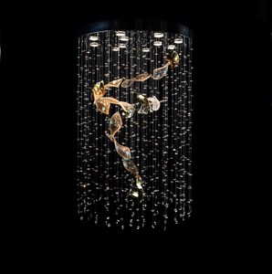 Casa Padrino Lámpara de araña de cristal de lujo Plata Ø 65 x H. 100 cm - Suntuosa Lámpara de araña de latón con cristal de Bohemia - Muebles barrocos - Noble y suntuosa
