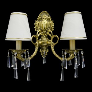 Casa Padrino Luxus Barock Kristall Kronleuchter Gold Ø 40 x H. 38 cm - Prunkvolle Messing Kronleuchter mit böhmischem Kristallglas - Barock Möbel - Edel & Prunkvoll