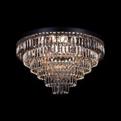 Casa Padrino Luxus Kristall Kronleuchter Silber Ø 60 x H. 43 cm - Prunkvolle Messing Kronleuchter mit böhmischem Kristallglas - Barock Möbel - Edel & Prunkvoll Casa Padrino Luxus Kristall Kronleuchter Silber Ø 60 x H. 43 cm - Prunkvolle Messing Kronleuchter mit böhmischem Kristallglas - Barock Möbel - Edel & Prunkvoll