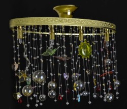 Casa Padrino Applique murale en cristal baroque de luxe Or 50 x 34 x H. 20 cm - Somptueuse Applique murale en laiton avec cristal de Bohême - Meubles baroques - Noble & somptueux Casa Padrino Applique murale en cristal baroque de luxe Or 50 x 34 x H. 20 cm - Somptueuse Applique murale en laiton avec cristal de Bohême - Meubles baroques - Noble & somptueux