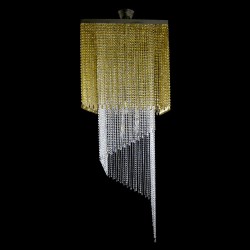 Casa Padrino Applique murale en cristal baroque de luxe Argent 60 x 60 x H. 163 cm - Somptueuse Applique murale en laiton avec cristal de Bohême - Meubles baroques - Noble & somptueux Casa Padrino Applique murale en cristal baroque de luxe Argent 60 x 60 x H. 163 cm - Somptueuse Applique murale en laiton avec cristal de Bohême - Meubles baroques - Noble & somptueux